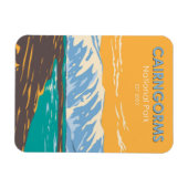 Cairngorms National Park Scotland Loch Etchachan Magneet (Horizontaal)