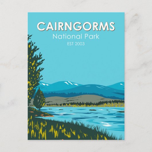 Cairngorms National Park Scotland Loch Morlich Briefkaart (Voorkant)