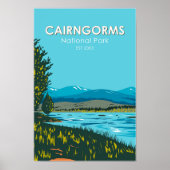 Cairngorms National Park Scotland Loch Morlich Poster (Voorkant)