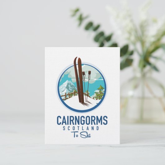 Cairngorms Schotland logo (Staand voorkant)