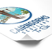 Cairngorms Schotland logo Foto Afdruk (Hoek)