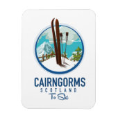 Cairngorms Schotland logo Magneet (Verticaal)