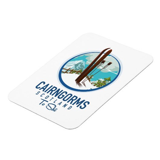 Cairngorms Schotland logo Magneet (Linkerzijde)