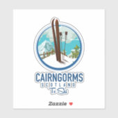 Cairngorms Schotland logo Sticker (Vel)