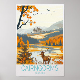Cairngorms Travel Poster - Schotland Travel Wall