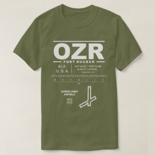 Cairns Army Airfield Fort Rucker OZR T-shirt