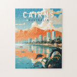 Cairns Australia Travel Art Vintage Legpuzzel<br><div class="desc">Cairns retro vector reisontwerp. Cairns is een stad in Queensland,  Australië,  aan de tropische noordoostkust van Far North Queensland. Het werd opgericht in 1876 en wordt beschouwd als de toegangspoort tot het Great Barrier Reef van Australië en het regenwoud van de natte tropen.</div>