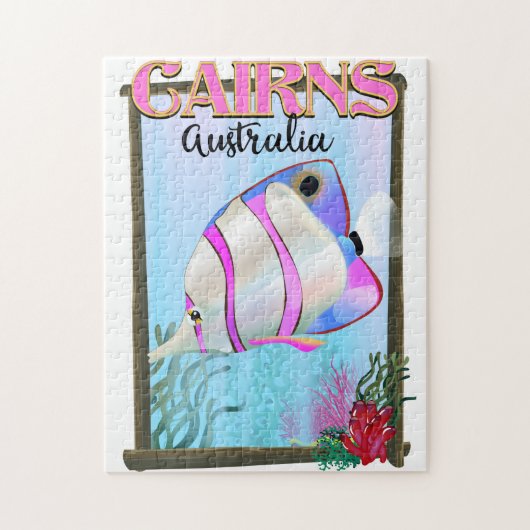 Cairns Australië Vakantieposter Legpuzzel (Verticaal)