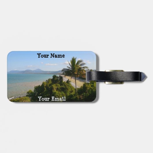 Cairns Beach Bagagelabel (Achterkant horizontaal)