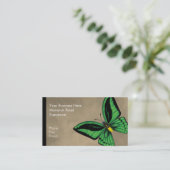 Cairns Birdwing Butterfly Dorsal en Ventral Visitekaartje (Staand voorkant)