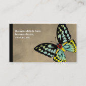 Cairns Birdwing Butterfly Dorsal en Ventral Visitekaartje (Achterkant)