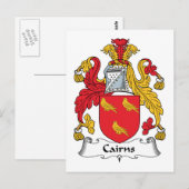 Cairns Family Crest Briefkaart (Voorkant / Achterkant)