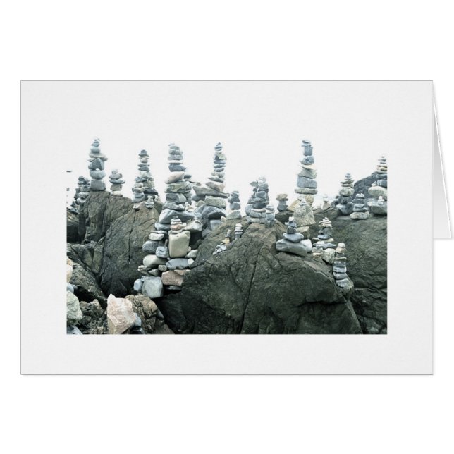 Cairns (kleine stenen beeldhouwwerken) (Voorkant Horizontaal)