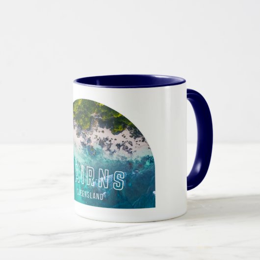 Cairns, Queensland Australia Shirt Souvenir Gift Mok (Voorkant rechts)