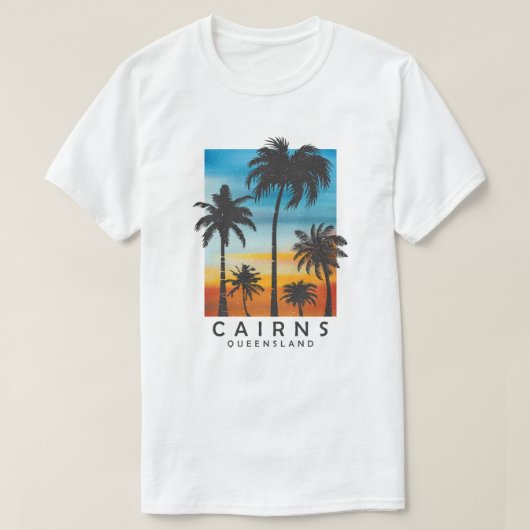 Cairns, Queensland Australië T-shirt (Design voorkant)