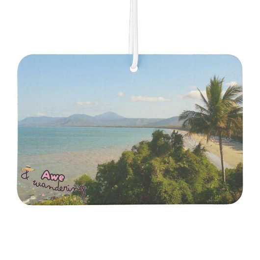 Cairns strand auto geurverfrisser luchtverfrisser (Voorkant)