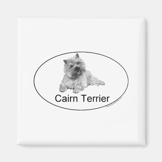 Cairnterriër Magneet (Voorkant)