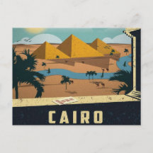 caïro Ancient Egypt Pyramids Revel retro