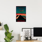 Caïro - Bagdad - Karachi Air Vintage Poster (Thuiskantoor)