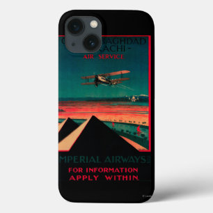 Caïro - Bagdad - Karachi Air Vintage Poster iPhone 13 Hoesje