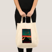 Caïro - Bagdad - Karachi Air Vintage Poster Tote Bag (Voorkant (product))