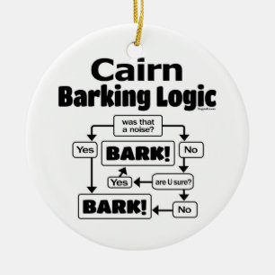 Caïro Barking Logic Keramisch Ornament