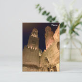 Caïro bij nacht briefkaart (Staand voorkant)