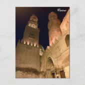 Caïro bij nacht briefkaart (Voorkant)
