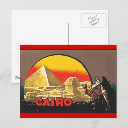 Caïro Briefkaart (Voorkant / Achterkant)