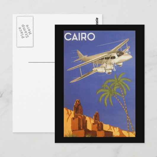 Caïro Briefkaart (Voorkant / Achterkant)