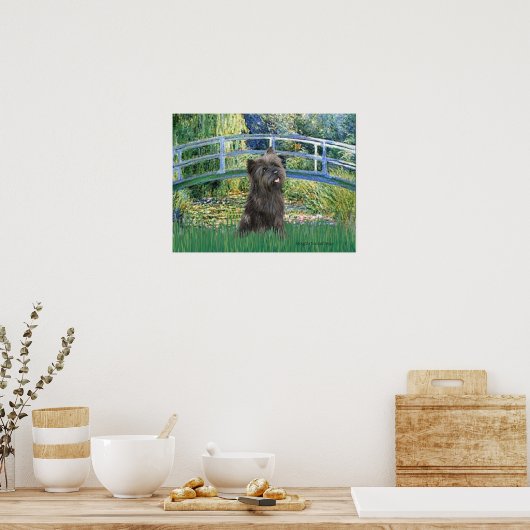Caïro (Brindle 21) - Lily Pond Bridge Poster (Keuken)
