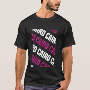 Caïro Camo Patroon Roze Camouflage T-shirt