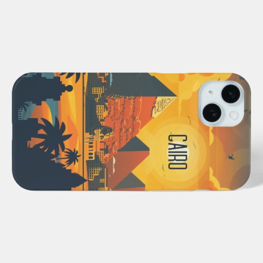 Caïro Case-Mate iPhone Case (Achterkant (horizontaal))
