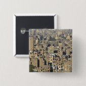 Cairo Cityscape Vierkante Button 5,1 Cm (Voorkant /achterkant)