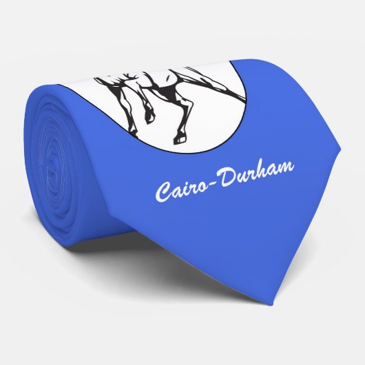 Cairo-Durham Mustangs Stropdas (Opgerold)