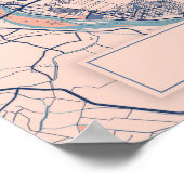 Cairo Egypt Breezy City Map Travel Poster (Hoek)