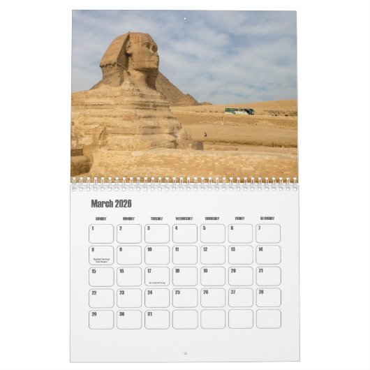 Cairo-Egypt Calendar Kalender (Mar 2026)