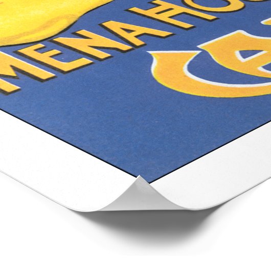  Cairo Egypt Hotel Travel Poster Print (Hoek)