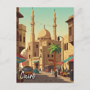  Caïro Egypt Reizen Briefkaart