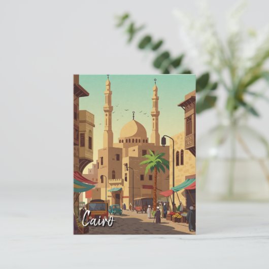  Caïro Egypt Reizen Briefkaart (Staand voorkant)
