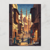  Caïro Egypt Reizen Briefkaart (Voorkant)