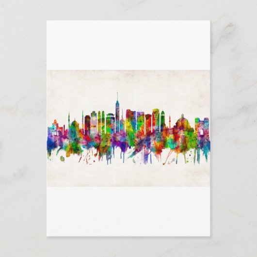 Caïro Egypt Skyline Feestdagenkaart (Voorkant)