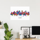 Cairo Egypt Skyline Poster (Thuiskantoor)