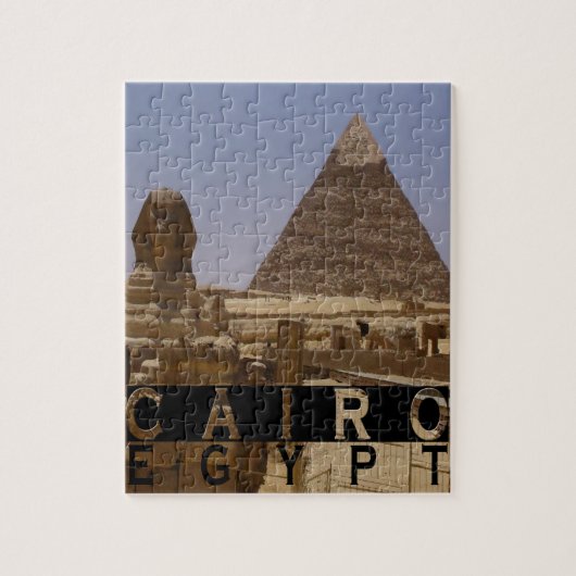 Cairo Egypt Souvenir Legpuzzel (Verticaal)