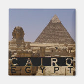 Cairo Egypt Souvenir Magneet (Voorkant)