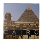 Cairo Egypt Souvenir Tegeltje (Voorkant)