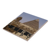 Cairo Egypt Souvenir Tegeltje (Zijkant)