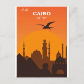 Caïro Egypt  Stad Skyline Reizen Briefkaart (Voorkant)