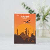 Caïro Egypt  Stad Skyline Reizen Briefkaart (Staand voorkant)