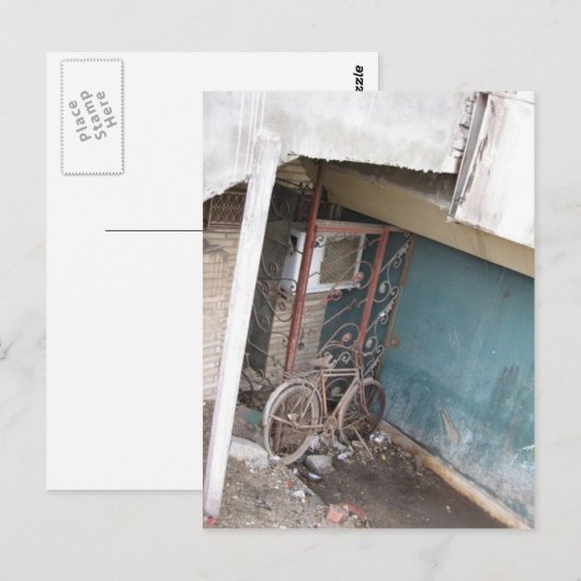 Cairo Egypt "the bicycle" briefkaart (Voorkant / Achterkant)